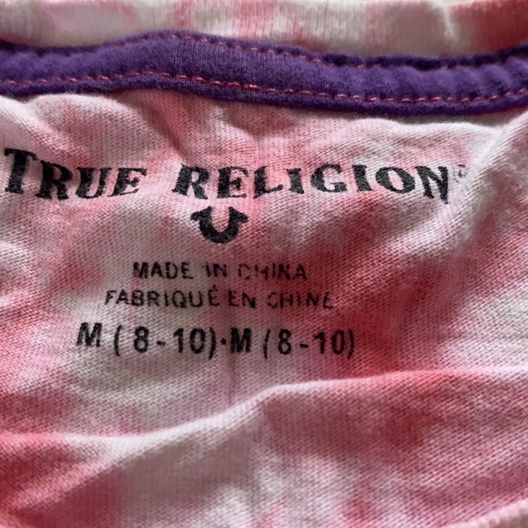 TRUE RELIGION pink tie dye tshirt 💗 - Picture 3 of 3